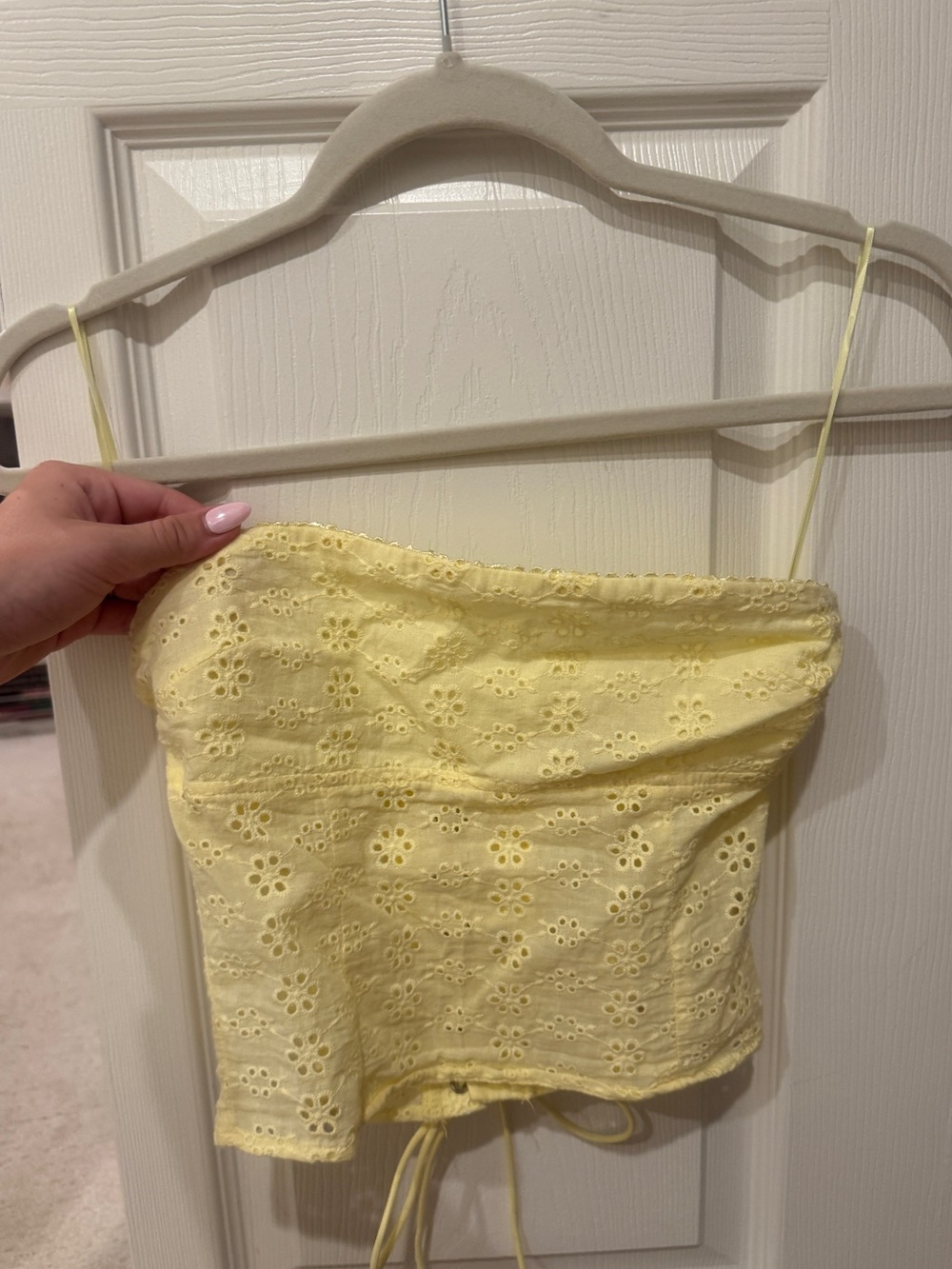 Edikted Lemon Lacey Cotton Corset